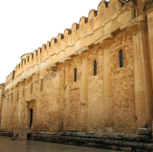 Il Tempio di Giove inglobato nel Duomo di Siracusa.