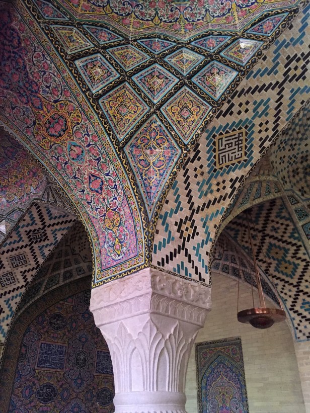 Shiraz, Moschea di Nasir ol Molk, interno.