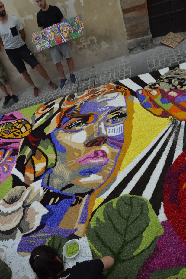 Il progetto del quadro e un particolare.