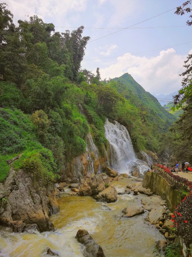 Cascata villaggio Cat Cat, Sa Pa.