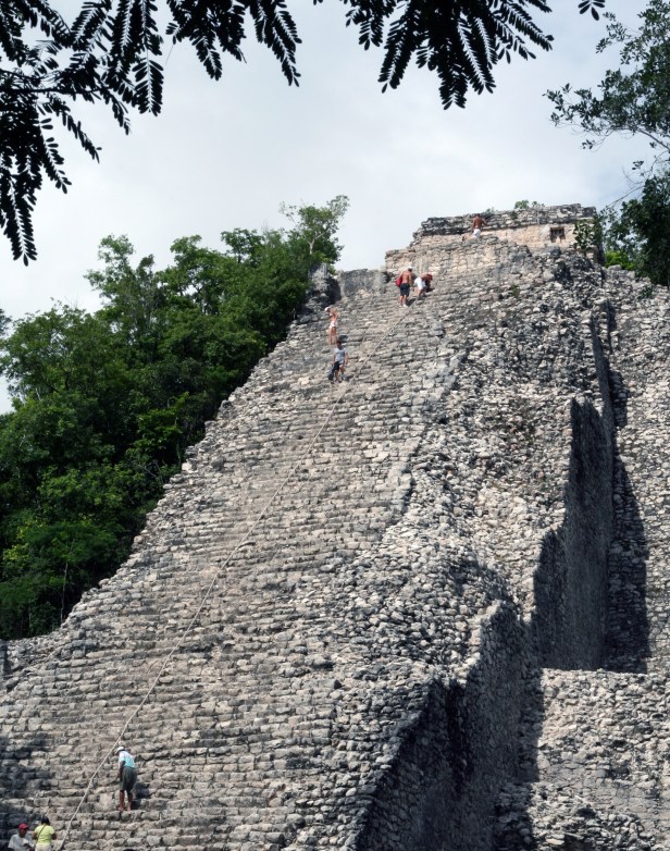"La piramide di Nohoch Mul", Coba.