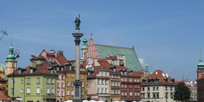 Piazza del Castello con "Colonna di Sigismondo".