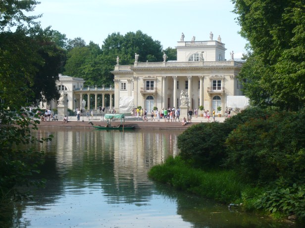 "Parco Lazienki", Palazzo sull'acqua.