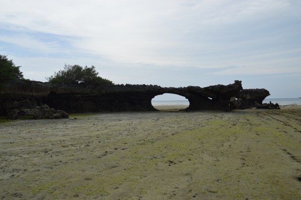 Isola di Kwale con la bassa marea.