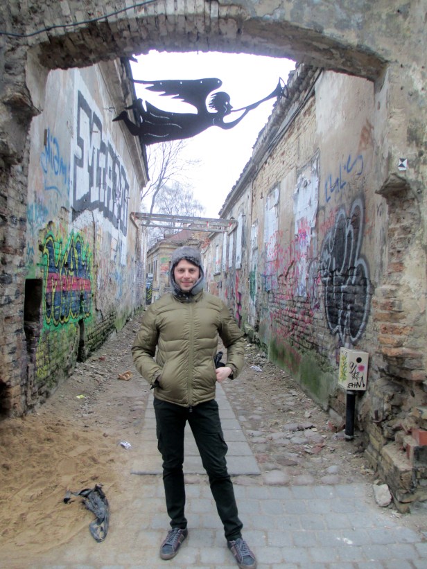 Quartiere di Užupis, Vilnius.