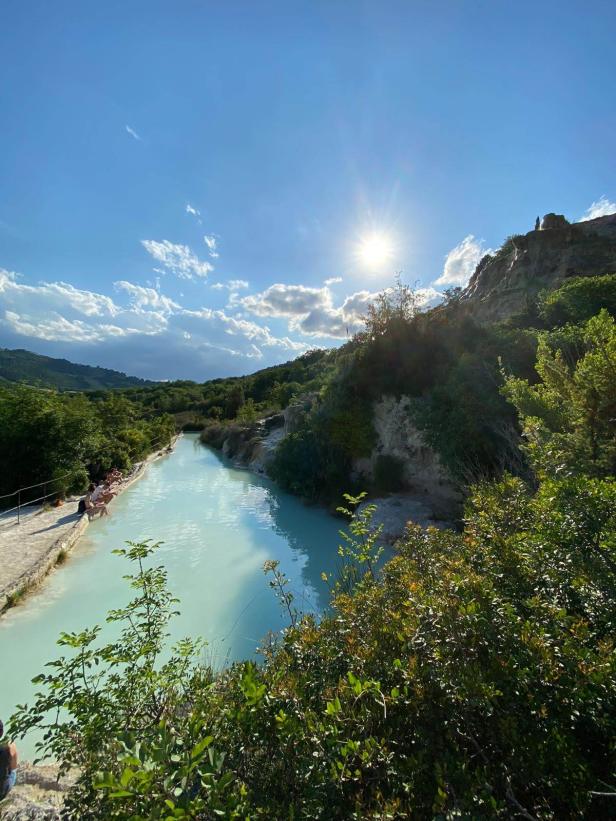 Parco naturale dei Mulini, Bagni Vignoni.