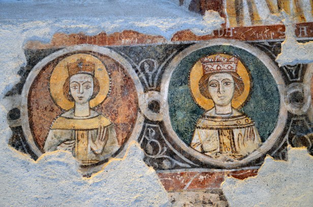 Particolari del ciclo pittorico.